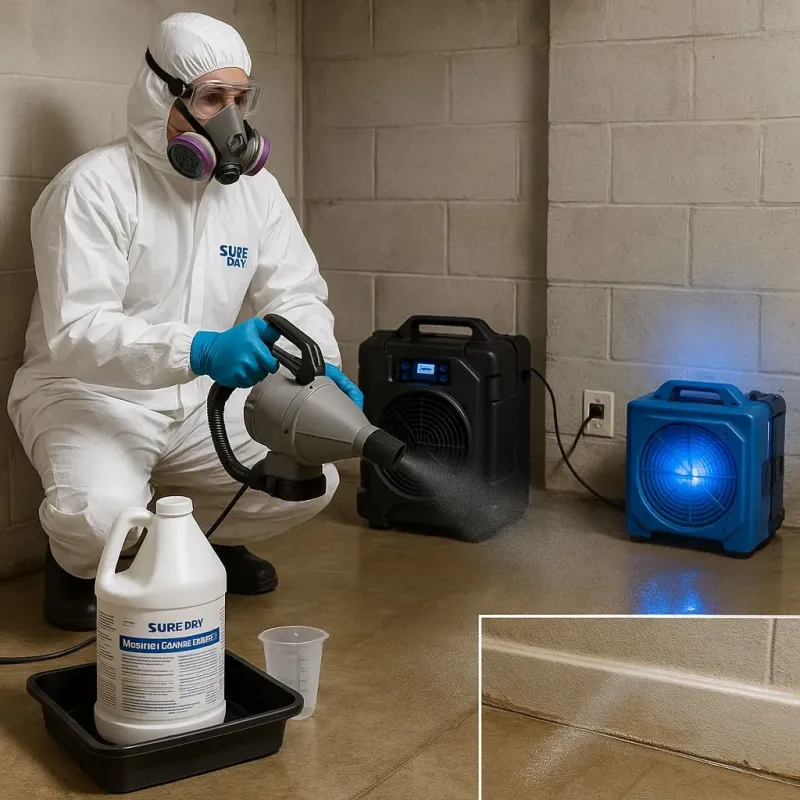 Sanitization and Odor Removal process in Travelers Rest, SC